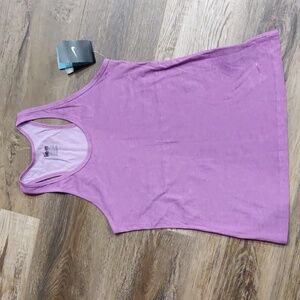 Nike Womens Purple Dri-Fit Training Racerback Tank Top Size Medium